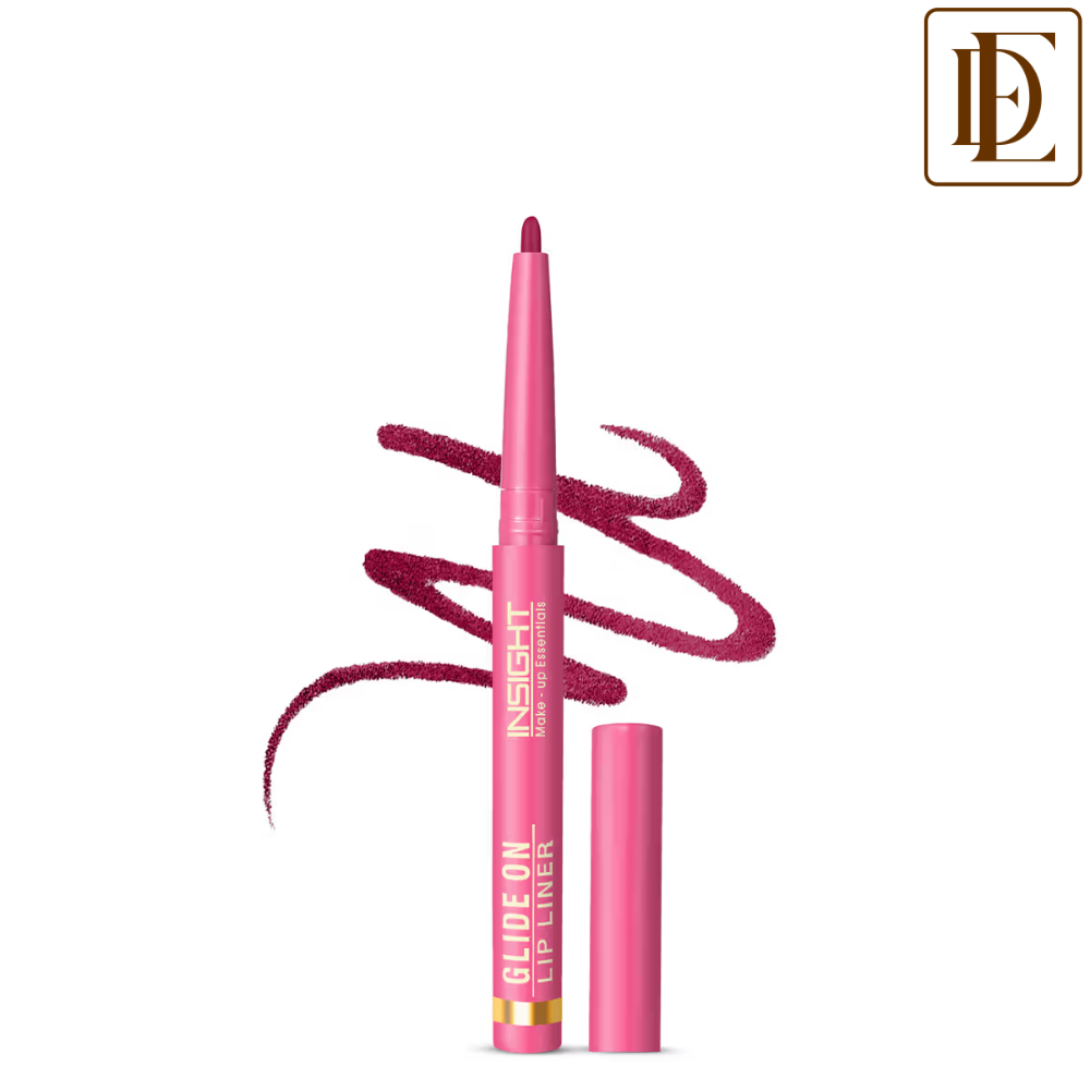 Insight Cosmetics Glide On Lip Liner, Intense Pigment, Long Wear Matte Lip Formula