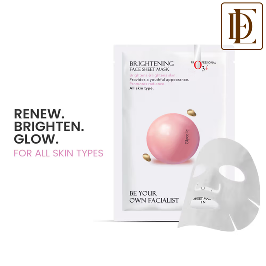 O3+ Facialist Brightening Face Sheet Mask With Glycolic