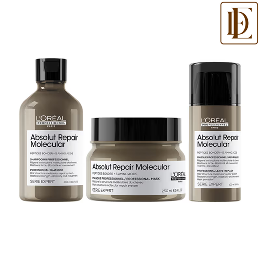 L'Oreal Professionnel x Shantnu Nikhil Designer Gift Set, Absolut Repair Molecular 3 Step Regime