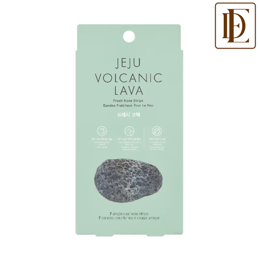The Face Shop Jeju Volcanic Lava Fresh Nose Strips, Nose Patches To Remove Blackheads & Whiteheads