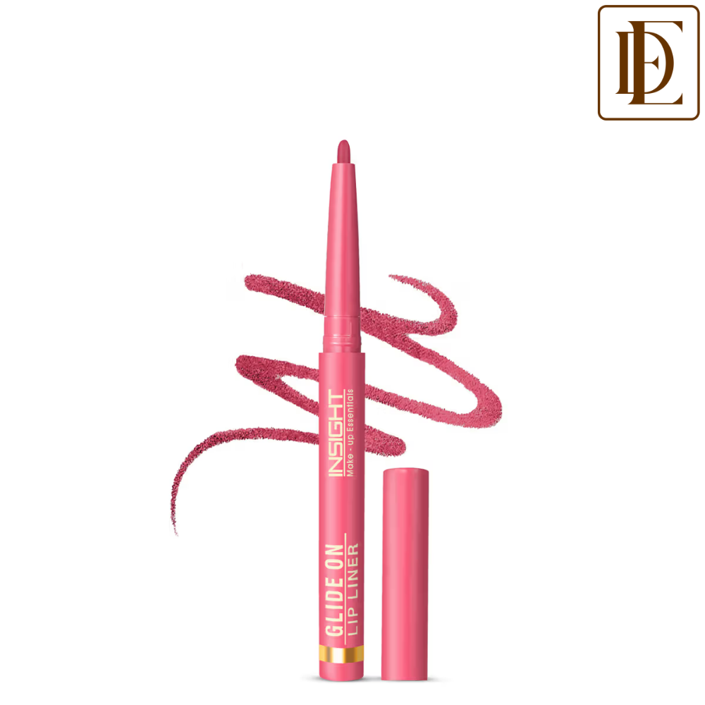 Insight Cosmetics Glide On Lip Liner, Intense Pigment, Long Wear Matte Lip Formula