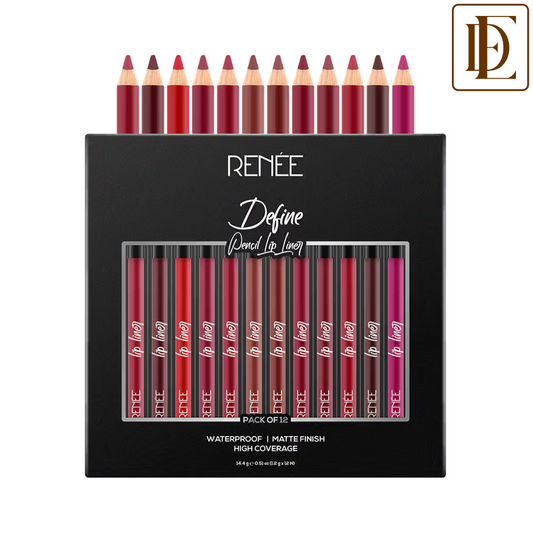 RENEE Ultra Define Matte Lip Liner, Long Lasting, Smudge Proof, Full Coverage, High Pigment