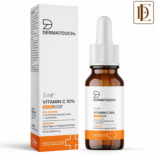 Dermatouch Vitamin C 10% Serum With Cycloretin Brightening, Firming & Anti-Aging Face Serum