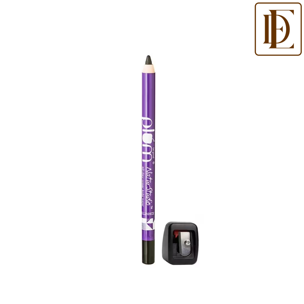 Plum Natur Studio All-Day-Wear Kohl Kajal - Black Brilliance With Free Sharpener