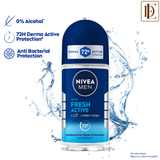NIVEA Body Roll On (Fresh Active)