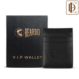 BEARDO Black Faux-Leather Men's Wallet