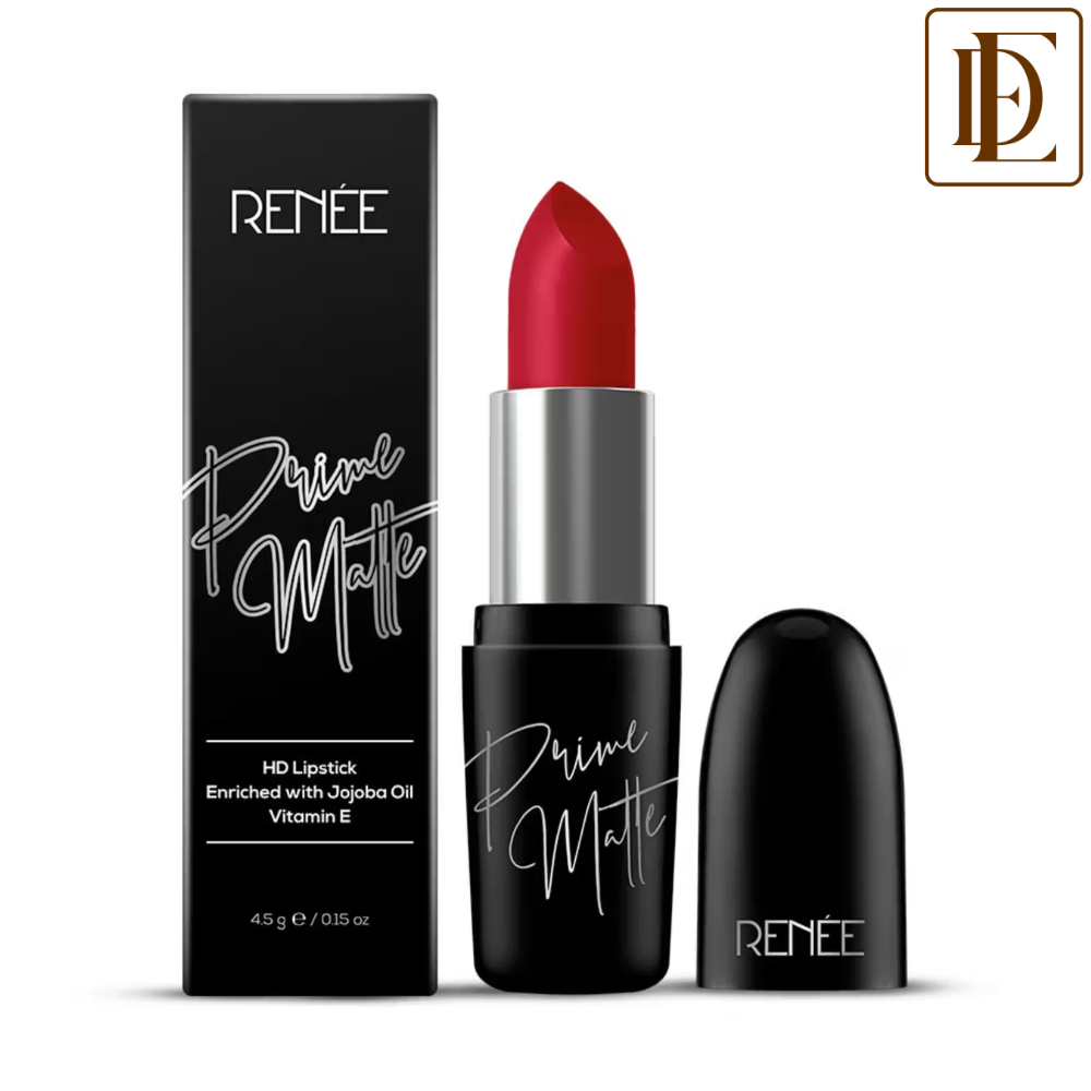 Renee Prime Matte Lipstick Long-Lasting, Creamy Matte, Non-Drying, Vitamin E