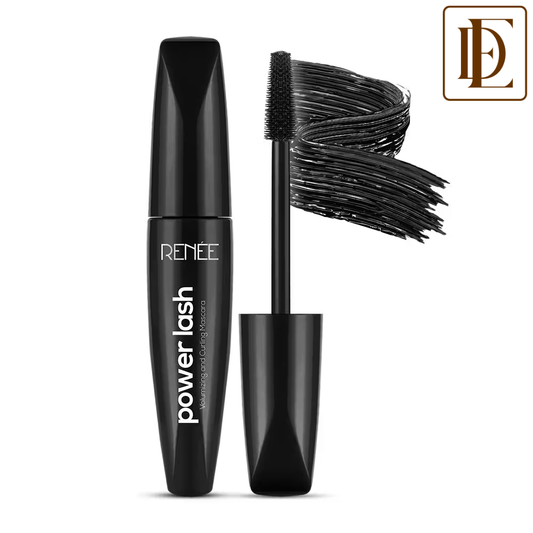 RENEE Power Lash Mascara, Black, Instantly Curls, Lengthens & Volumizes, Long - Lasting Clump
