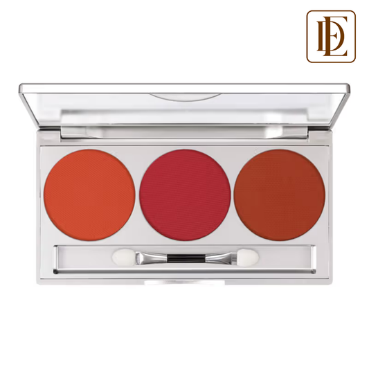 Kryolan Professional Trio Blusher Set magnetic Set-Night
