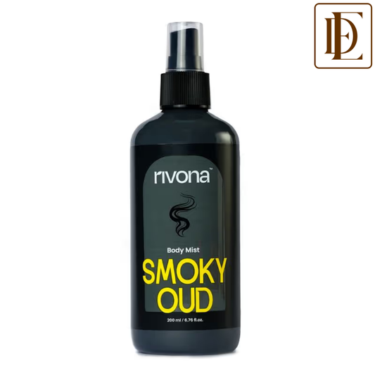 Rivona Naturals Smoky Oud - Woody And Bold Perfume Body Mist For Long Lasting Fragrance