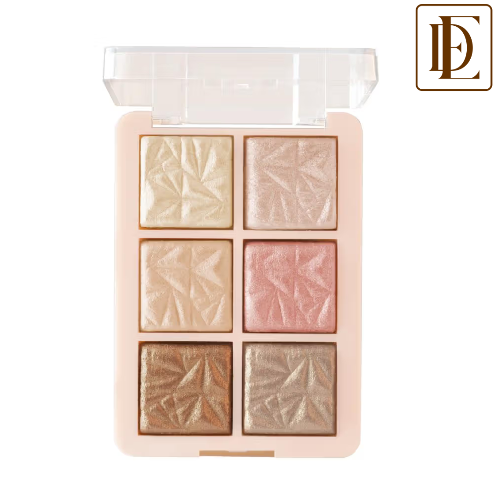 MARS Glowzilla 6 Shade Face Highlighter Palette