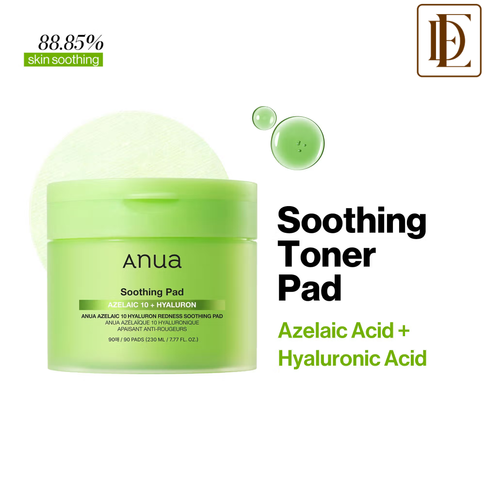 Anua Azelaic 10 + Hyaluron Redness Soothing Pad
