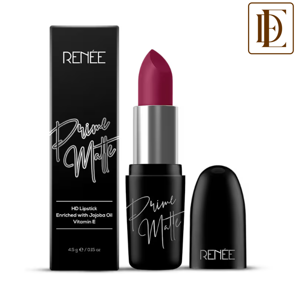 Renee Prime Matte Lipstick Long-Lasting, Creamy Matte, Non-Drying, Vitamin E