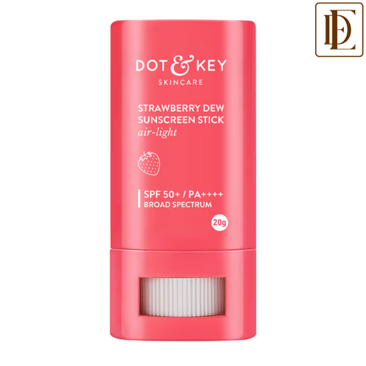 Dot & Key Strawberry Dew Sunscreen Stick In-Vivo Tested SPF 50+ PA++++, Makeup Friendly