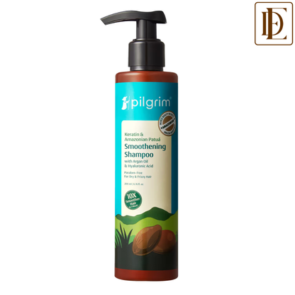 Pilgrim Patua & 10X Keratin Smoothening Shampoo For Dry & Frizzy Hair