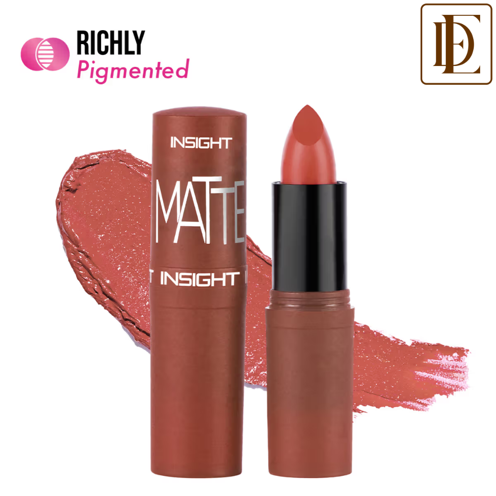 Insight Cosmetics Matte Lipstick, 1 Stroke Application, Long Lasting