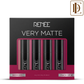 RENEE Very Matte Lipstick Combo of 4 Intense Colour, Easy Glide, Perfect For Gifting
