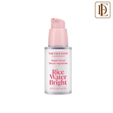 The Face Shop Rice Water Serum with Niacinamide & HA, Brightens Skin, Fades Blemishes & Acne Marks
