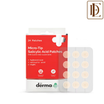 The Derma Co Micro-tip Acne Patches With Salicylic Acid and Hydrocolloid For Clean & Clear Skin - 24 Patches