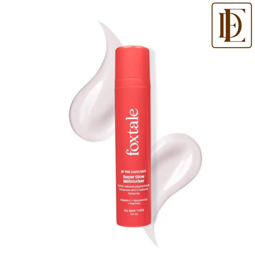 Foxtale Super Glow Moisturizer with Vitamin C & Niacinamide For Dull, Pigmented & Uneven Skin