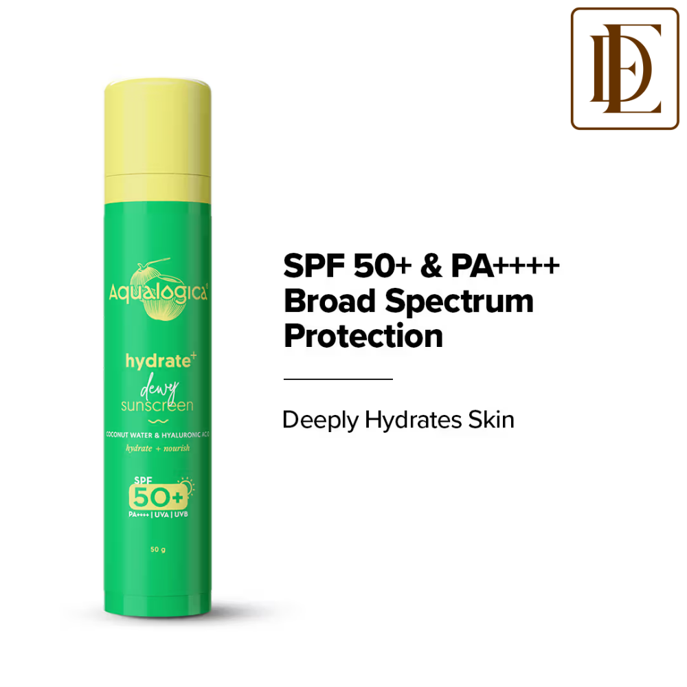 Aqualogica Hydrate+ Dewy Sunscreen with Coconut Water & Hyaluronic Acid