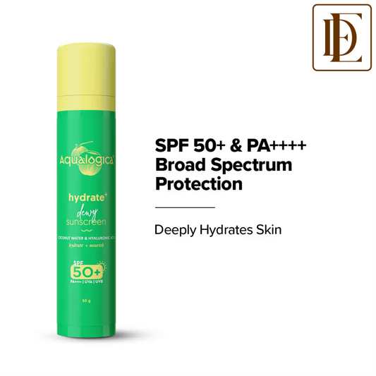 Aqualogica Hydrate+ Dewy Sunscreen with Coconut Water & Hyaluronic Acid