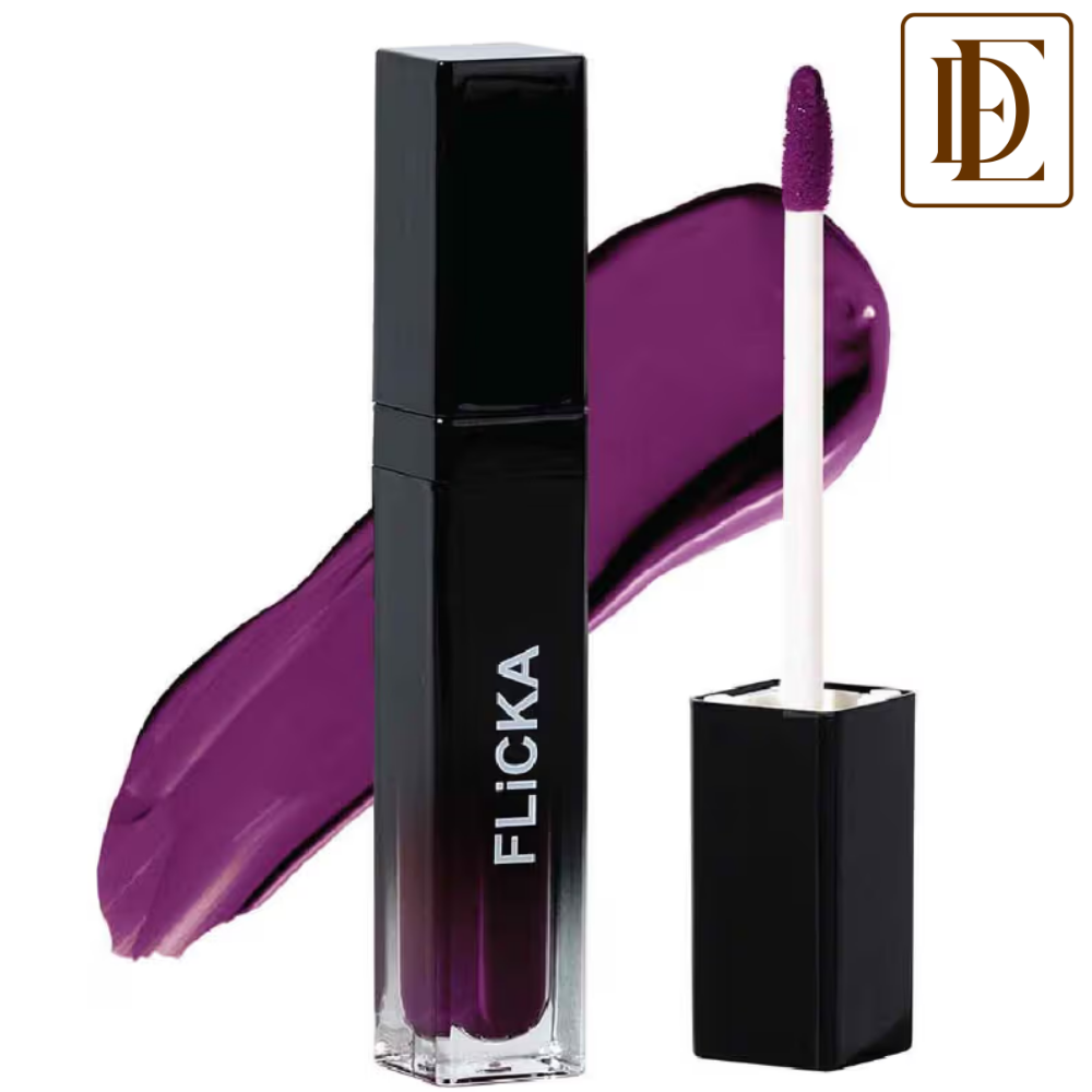 FLiCKA Set & Attack Liquid Lipstick Waterproof Easy Apply Intense Pigment