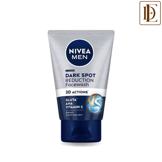 NIVEA MEN Face Wash, Dark Spot Reduction, for Clean & Clear Skin with 10x Vitamin C Effect