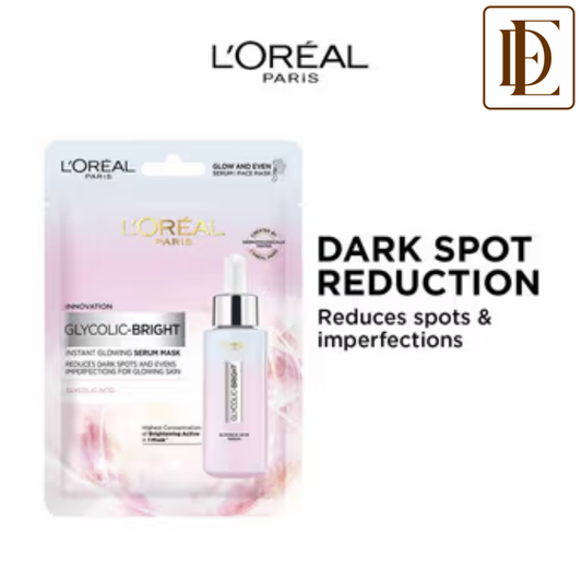 L'Oreal Paris Glycolic Bright Glowing Serum Sheet Mask