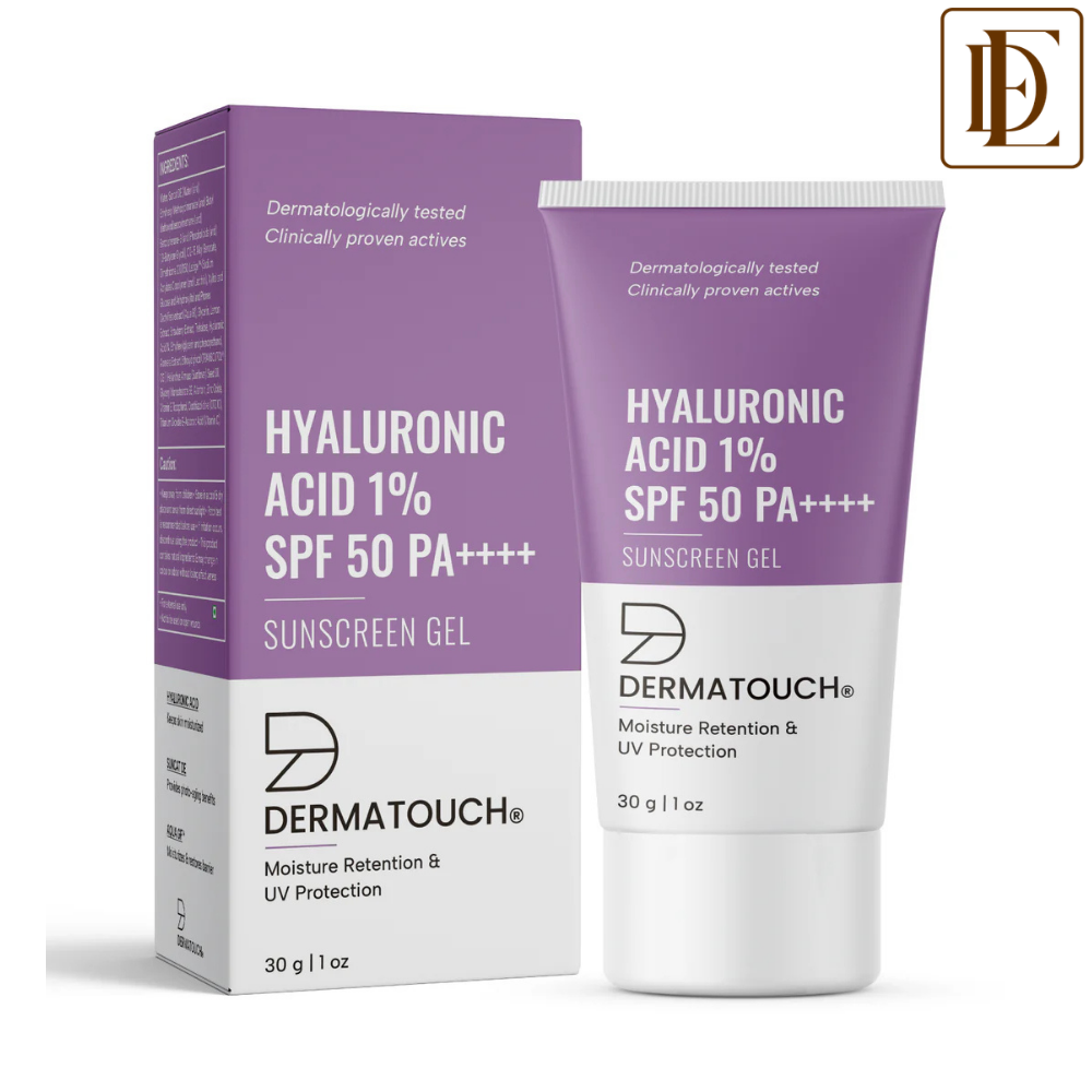 Dermatouch Hyaluronic Acid 1% SPF 50 PA++++ Sunscreen Gel