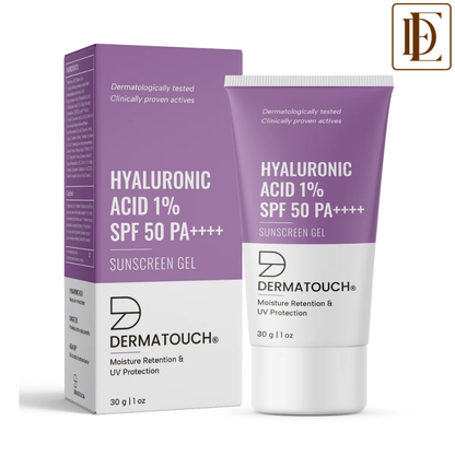 Dermatouch Hyaluronic Acid 1% SPF 50 PA++++ Sunscreen Gel