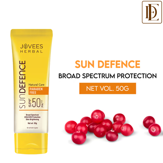 Jovees Herbal Sun Defence Cream SPF 50 PA+++ UVA/UVB Protection For All Skin Types