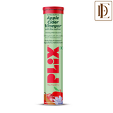 Plix Probiotics+ ACV Apple Cider Vinegar Effervescent Tablets - Digestive Support & Manage Weight