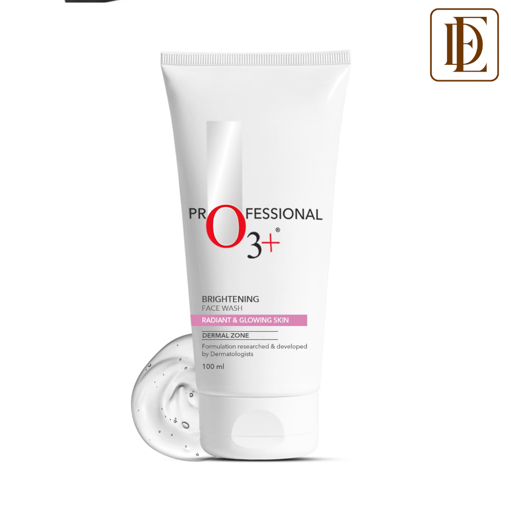O3+ Brightening Face Wash with Cucumber & Aloe Vera Extract, All Skin Types