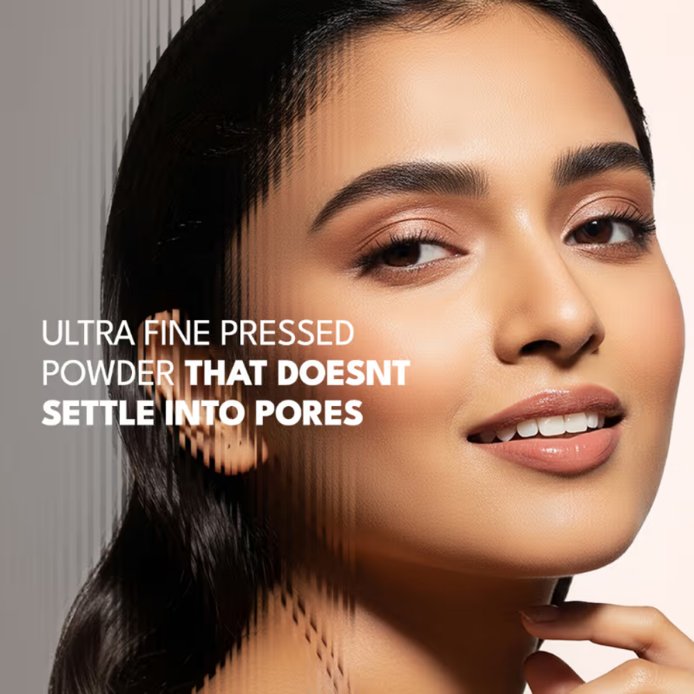 Flicka Cover To Conquer Velvet Matte Compact Powder Lightweight Formula Matte Finish