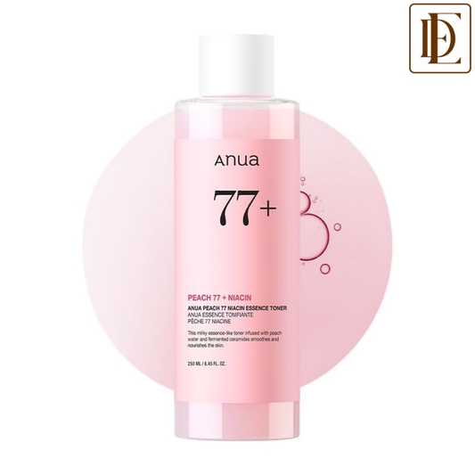 Anua Peach 77 Niacin Essence Toner with 2% Niacinamide for Healthy Glowing Skin & Even Skin Tone