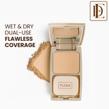 Flicka Dap & Dance Compact Pressed Powder Waterproof Weightless Seamless Matte Finish