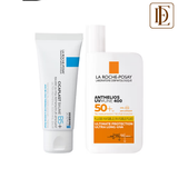 La Roche-Posay Day & Night Skincare Combo, Cicaplast B5+ Moisturizer & Anthelios Invisible Fluid