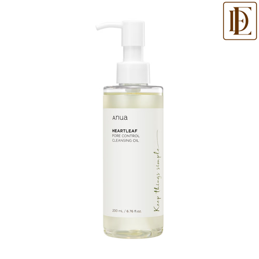 Anua Heartleaf Pore Control Cleansing Oil Removes Makeup, Excess Sebum, Blackheads & Clogged Pores
