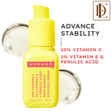 Hyphen 10% Vitamin C Serum with 1% Vitamin E & Ferulic Acid, Brightens & Fade Dark Spots