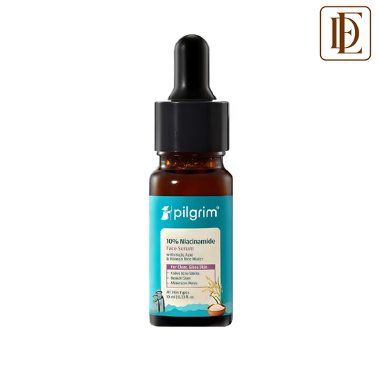 Pilgrim 10% Niacinamide with Kojic Acid & Korean Rice Water Face Serum For Clear Glass Skin Glow