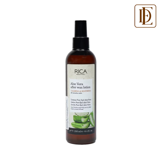 Rica Aloe Vera After Wax Lotion For Sensitive Skin With Sun Flower Oil, Jojoba Oil & Vitamin E