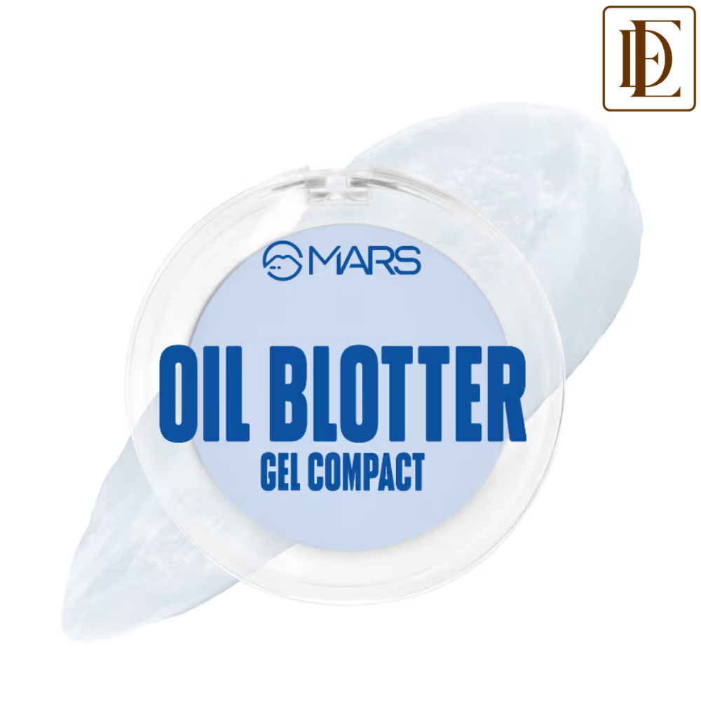 MARS Oil Blotter Gel Compact with Puff Applicator