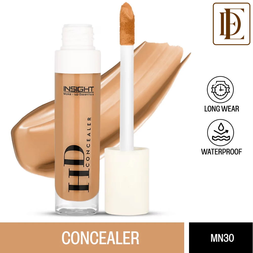 Insight Cosmetics Hd Concealer, Crease Resistant & High Coverage Long Wear Waterproof Formula