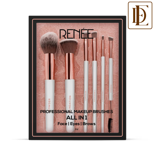Renee Cosmetics All In 1 Professional Makeup Brush - Set Of 6