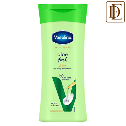 Vaseline Aloe Fresh Body Serum Lotion With Aloe Vera Extract 24H Moisturization