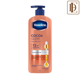 Vaseline Intensive Care Cocoa Glow 72 HR Long Lasting Serum In Lotion With 100% Cocoa & Shea Butter
