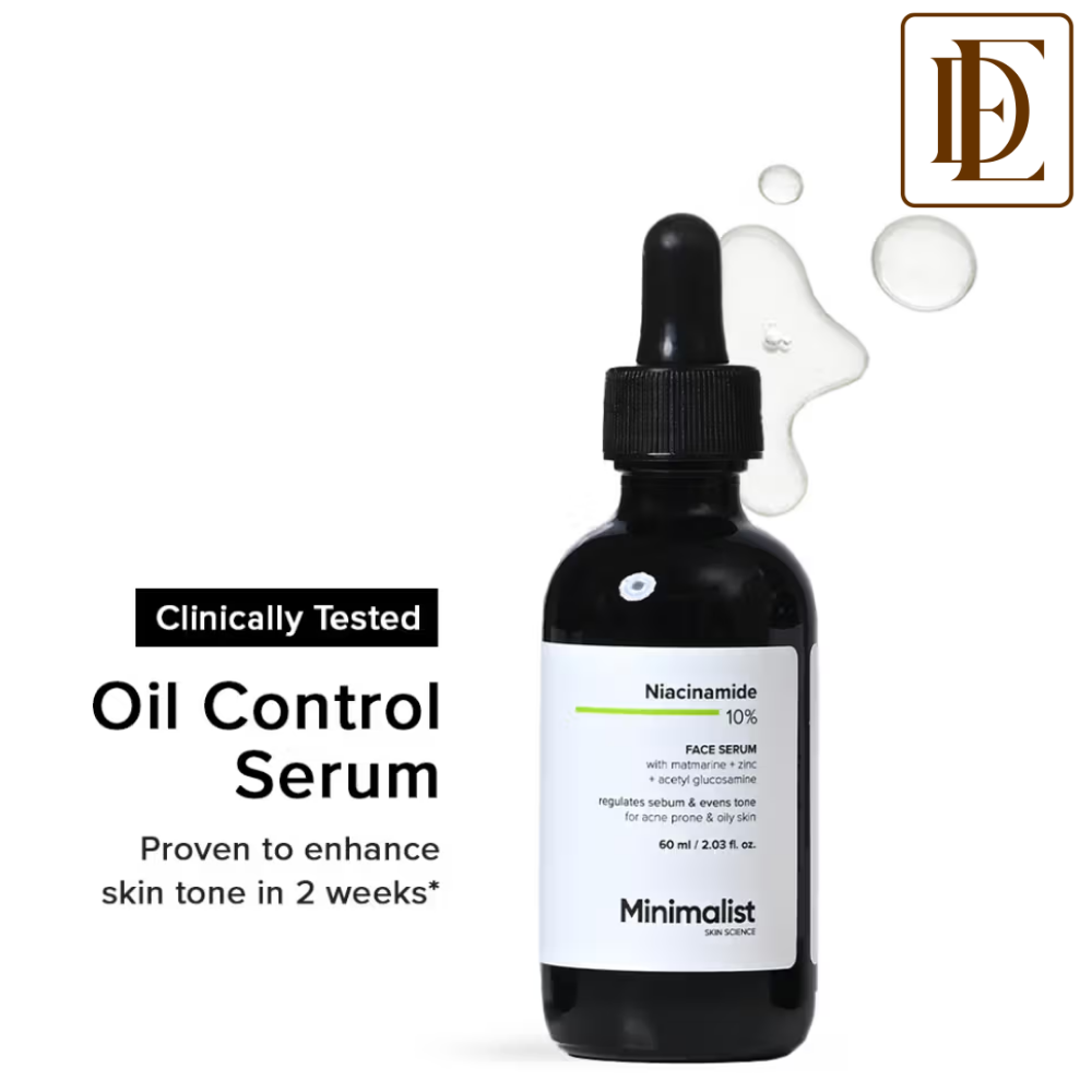 Minimalist 10% Niacinamide Face Serum With Matmarine + Zinc For Reducing Oil & Blemishes