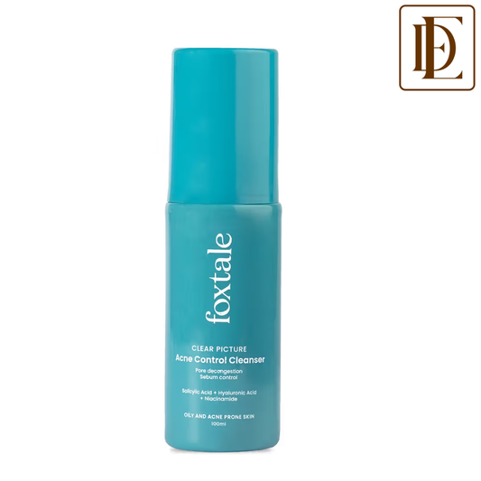 Foxtale Acne Control Cleanser with Salicylic Acid & Niacinamide, Controls Oil & Fights Acne