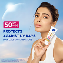 Nivea Luminous Even Glow Oil Control Day Cream Spf 50,Thiamidol Uv Protection & Reduces Dark Spots